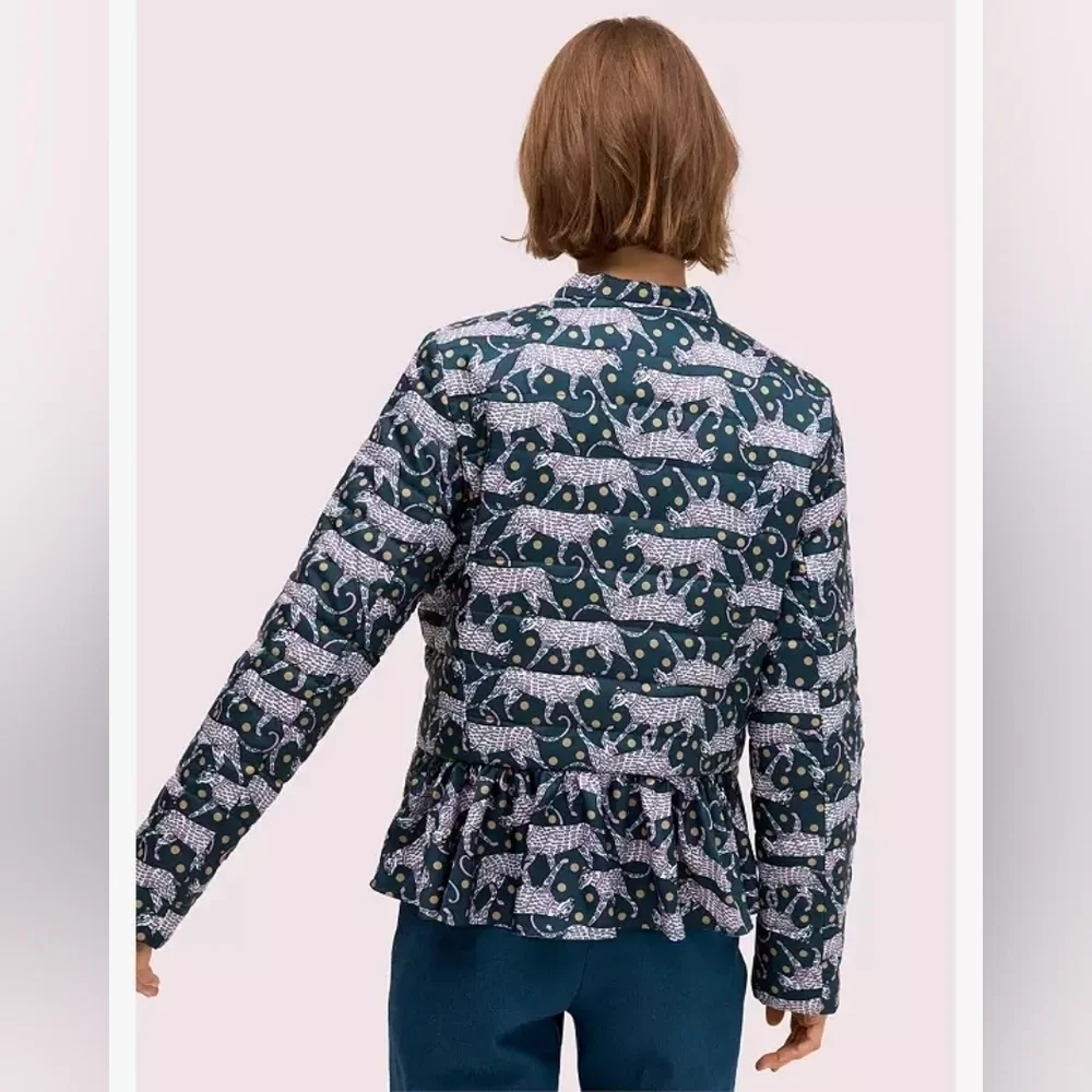 Kate Spade New York Reversible Quilted Jacket NWT, size Medium